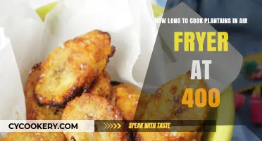 Golden-Brown Plantain Perfection: Air Fryer Cooking Time at 400°F