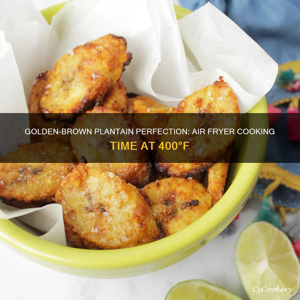 how long to cook plantains in air fryer at 400