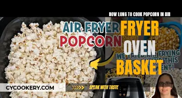 Perfectly Popped: Air Fryer Popcorn Time and Temperature Guide