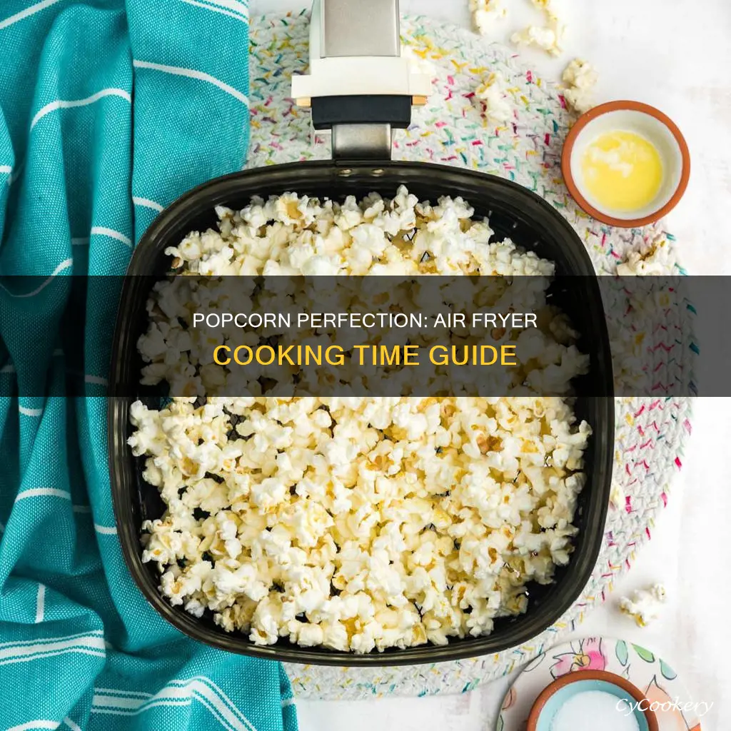 how long to cook popcorn in air fryer