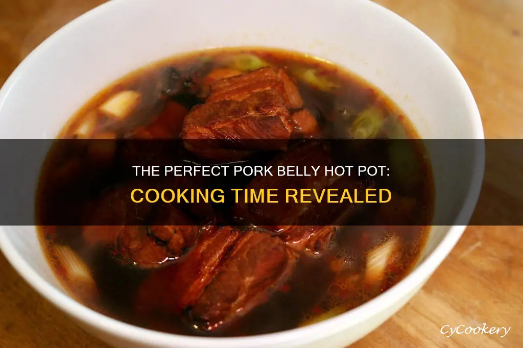 how long to cook pork belly in hot pot