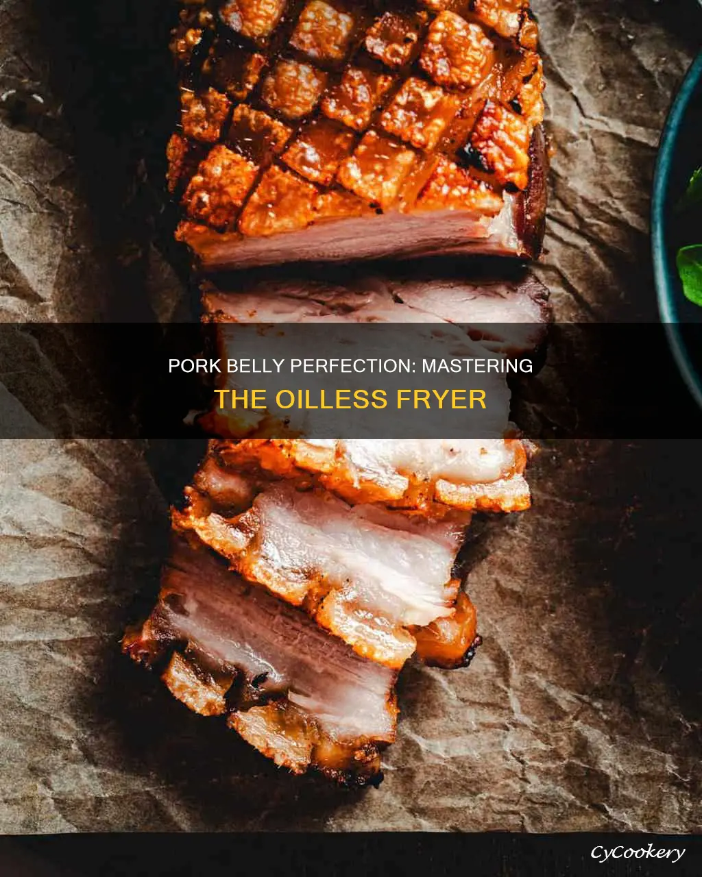 how long to cook pork belly in oilless fryer