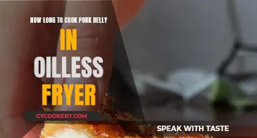 Pork Belly Perfection: Oil-less Frying Techniques and Timing