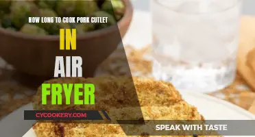 Air Fryer Pork Cutlet: Cooking Time Perfection