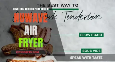 Perfectly Cooked Pork Loin: NuWave Air Fryer Times Revealed