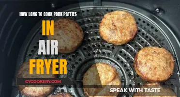 Pork Patty Perfection: Air Fryer Cooking Time Guide