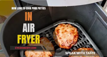 Air-Fried Pork Patty Perfection: Timing is Everything