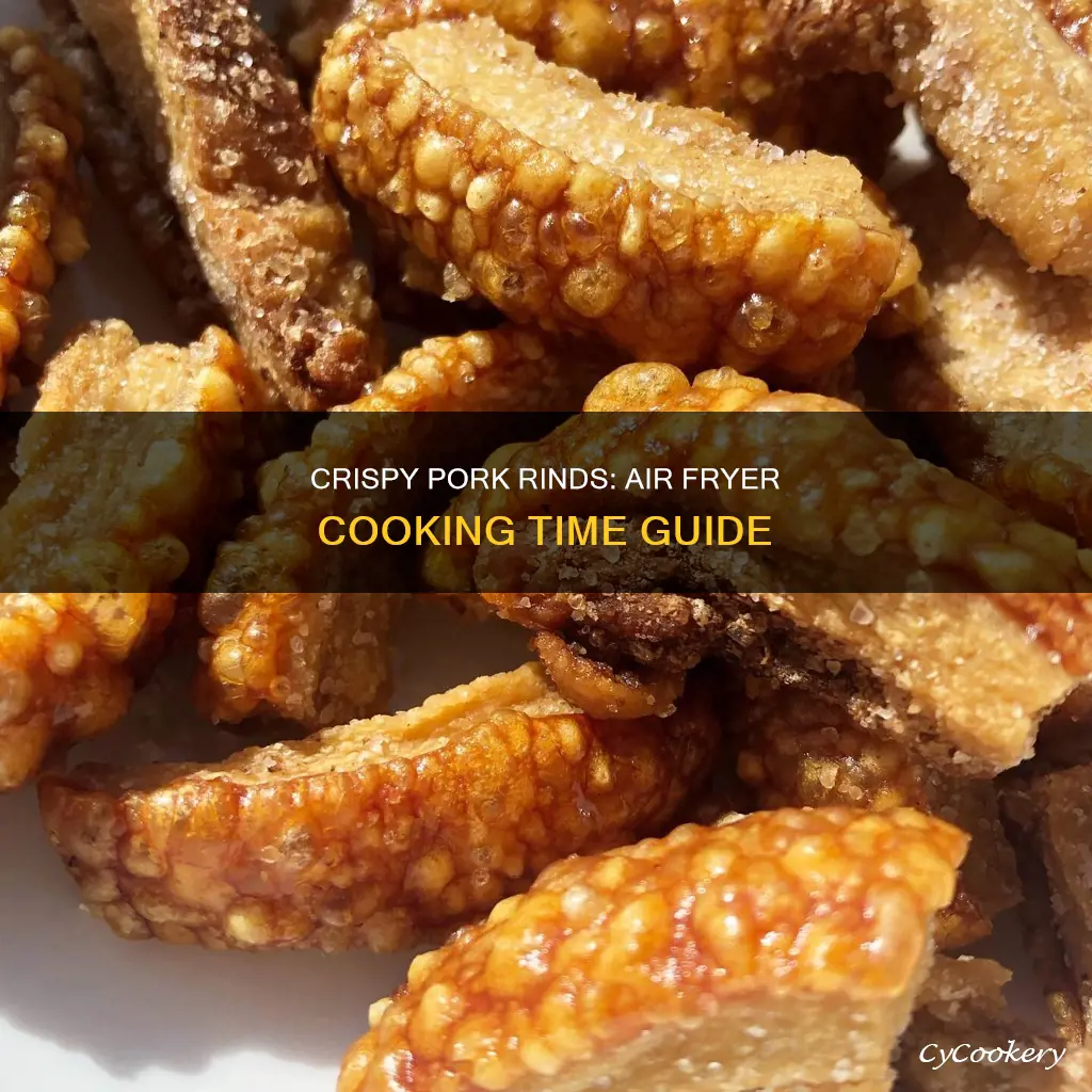 how long to cook pork rinds in air fryer