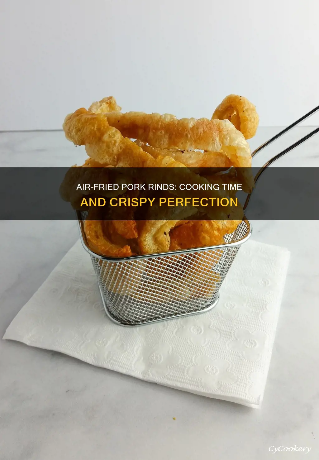 how long to cook pork rinds in air fryer