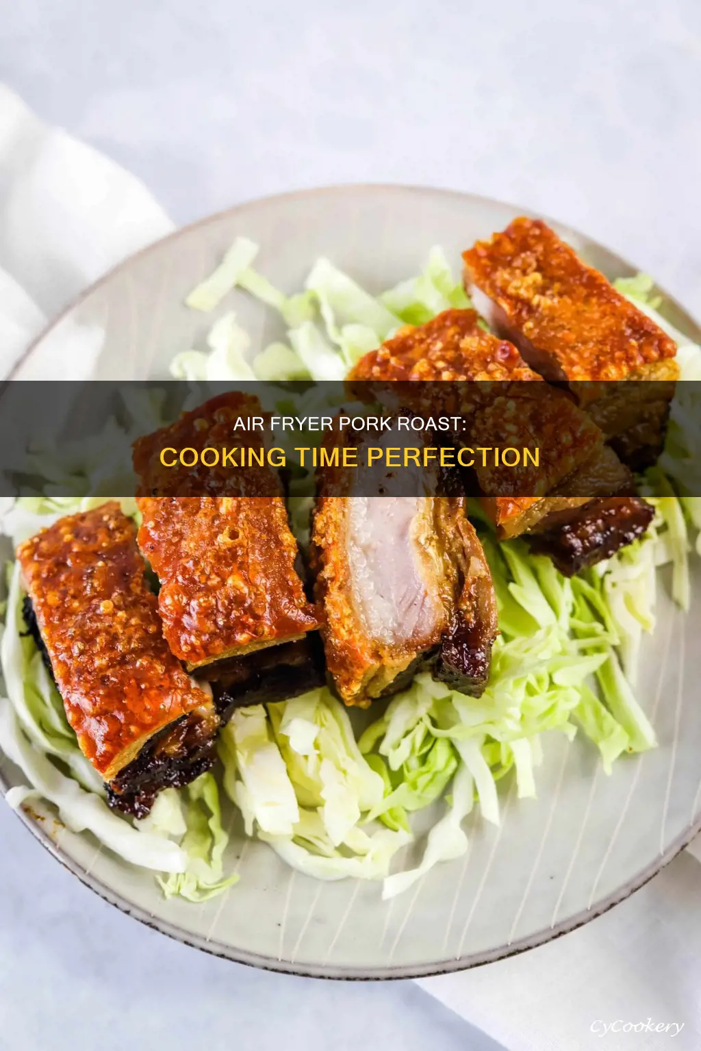 how long to cook pork roast in air fryer oven