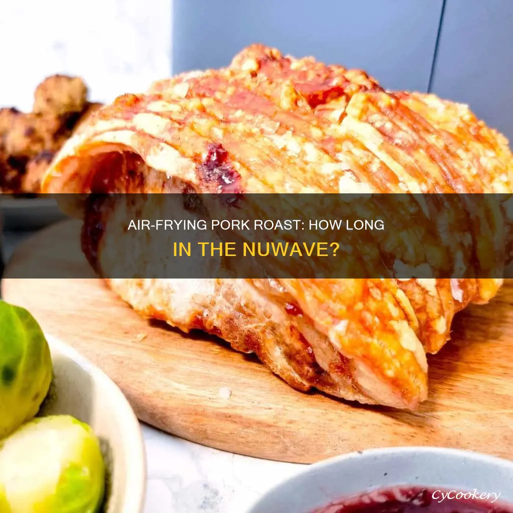 how long to cook pork roast in nuwave air fryer