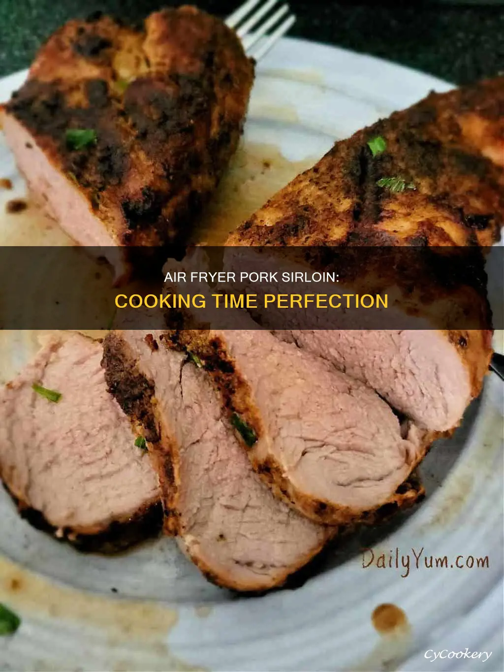 how long to cook pork sirloin in air fryer
