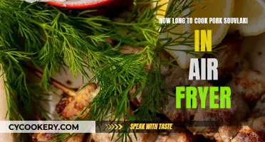 Perfectly Cooked Pork Souvlaki: Air Fryer Time Guide