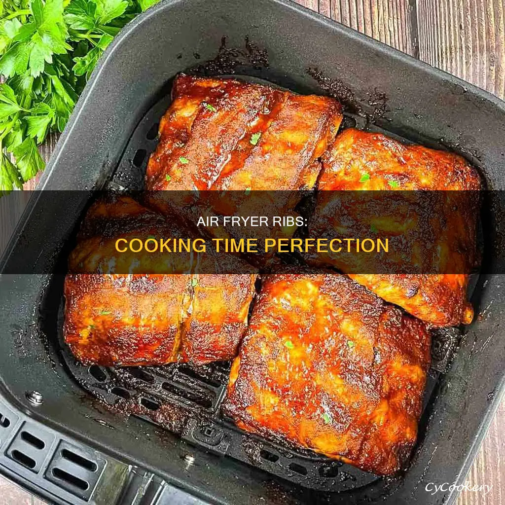 how long to cook porribs in air fryer