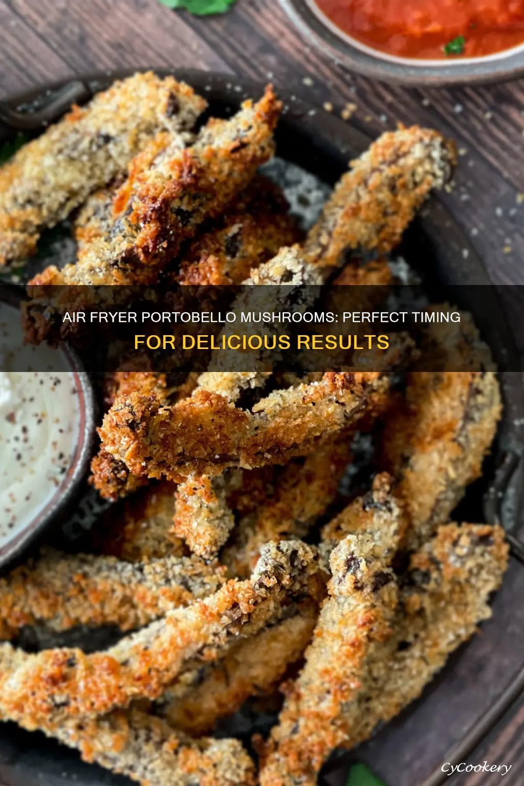 how long to cook portobello mushroom in air fryer