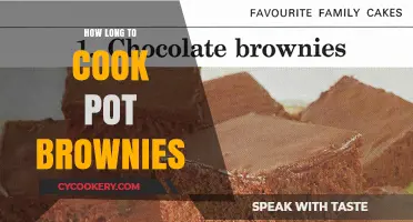 Perfect Pot Brownie Baking Time