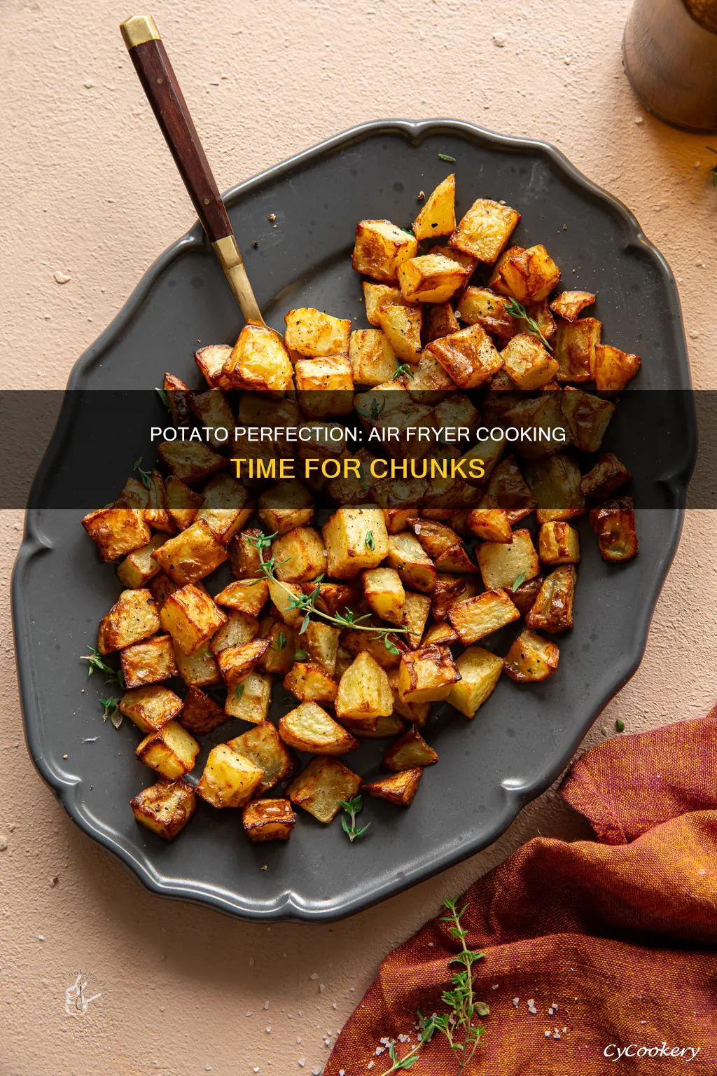 how long to cook potato chunks in air fryer