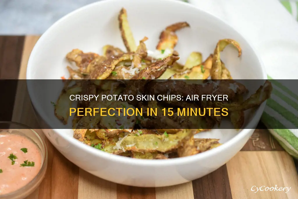 how long to cook potato skin cips in air fryer