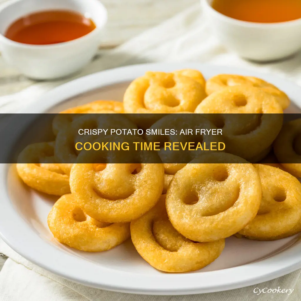 how long to cook potato smiles in air fryer