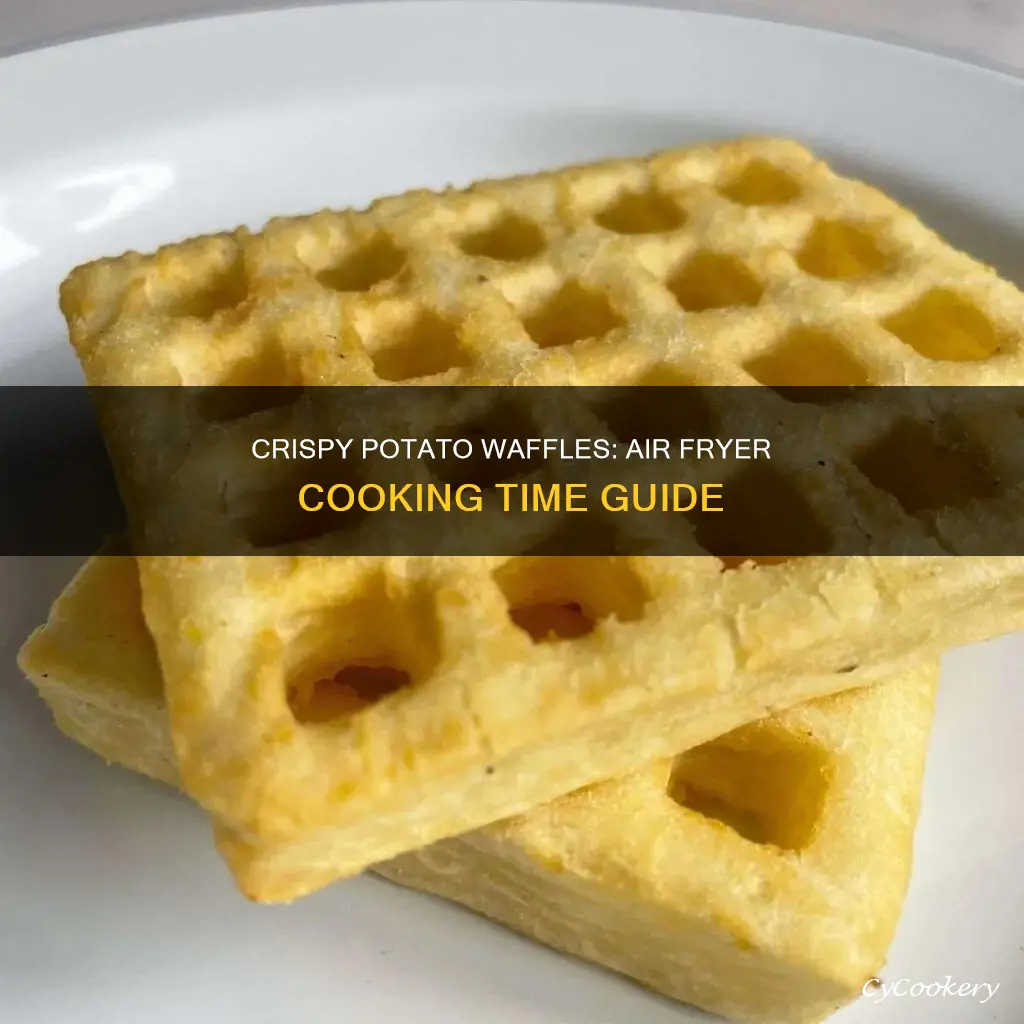 how long to cook potato waffles in air fryer