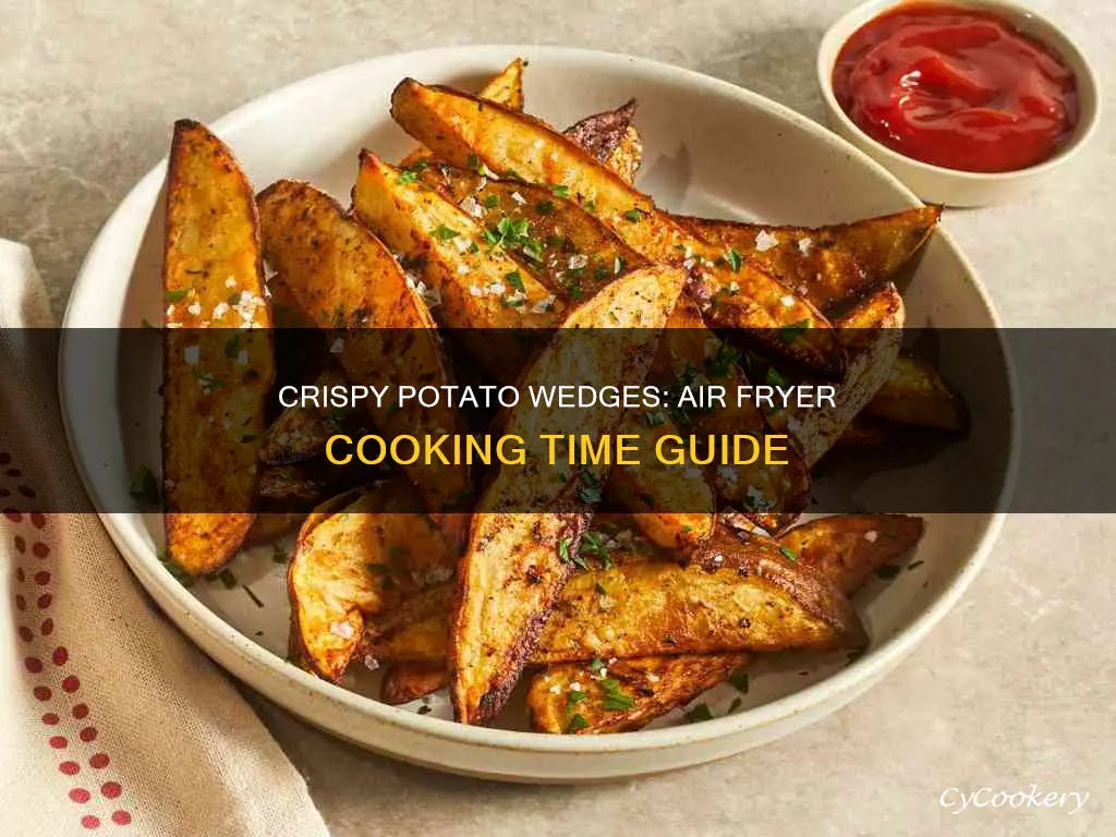 how long to cook potato wedges in air fryer