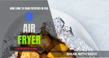 Air Fryer Potato Perfection: Foil-Wrapped Spuds