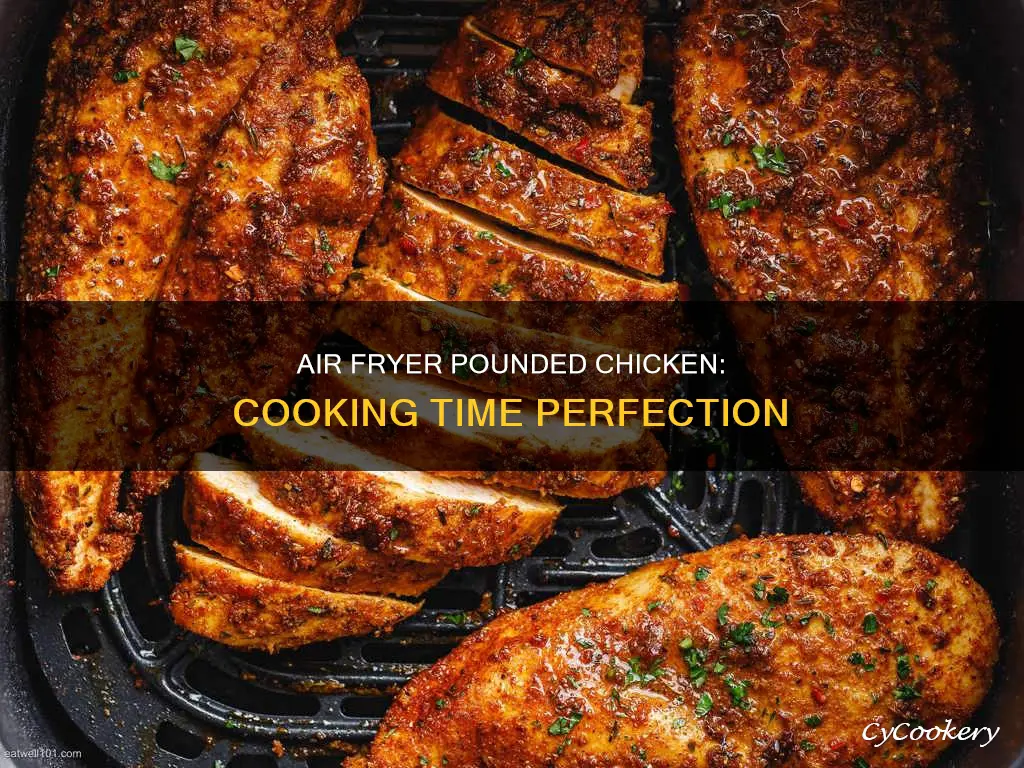 how long to cook pounded chicken breast in air fryer