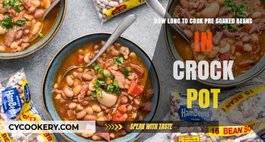 Pre-Soaked Beans: Crock-Pot Cooking Time
