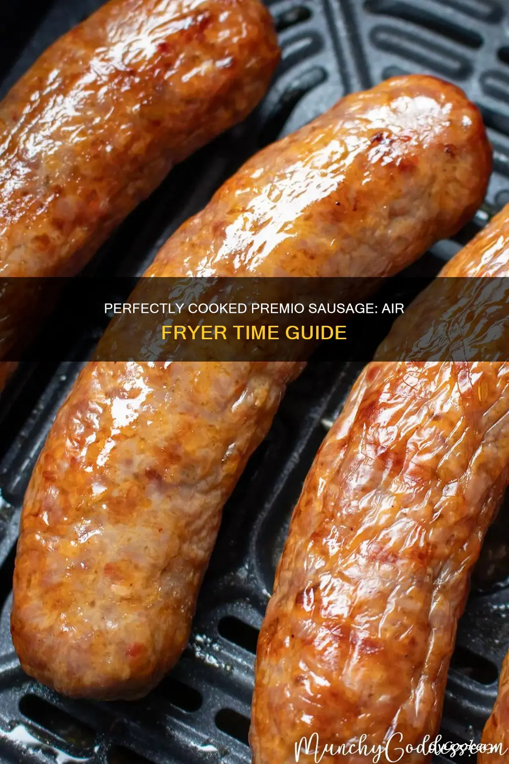 how long to cook premio sausage in air fryer