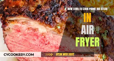 Air Fryer Prime Rib Steak: Cooking Time Perfection