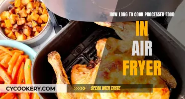 Air Fryer Cooking Times for Processed Foods