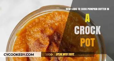 Crock Pot Pumpkin Butter: Cooking Time Perfection
