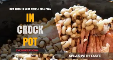 Crock Pot Purple Hull Peas: Cooking Time and Tips