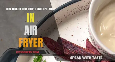 Perfectly Cooked Purple Sweet Potatoes: Air Fryer Time Guide