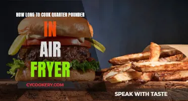 Quarter Pounder Perfection: Air Fryer Cooking Time Revealed