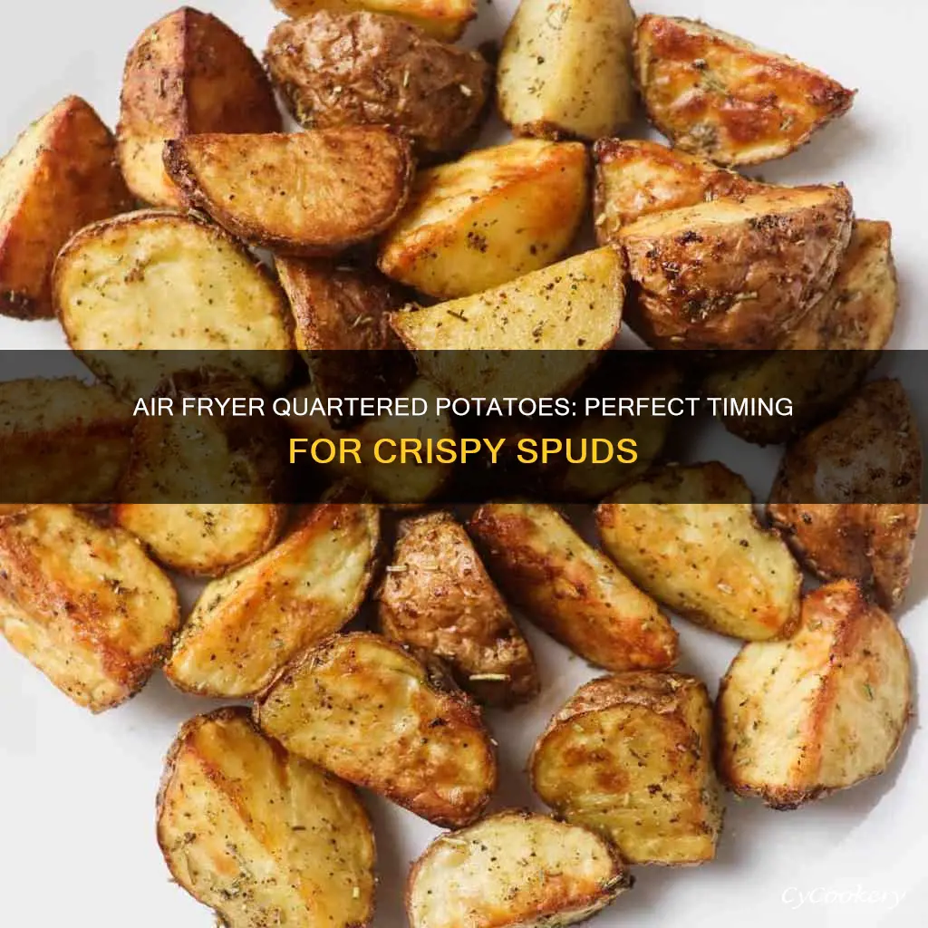 how long to cook quartered potatoes in air fryer