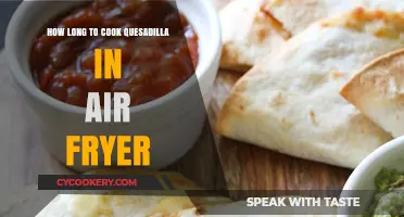 Crispy Quesadilla: Air Fryer Cooking Time Guide