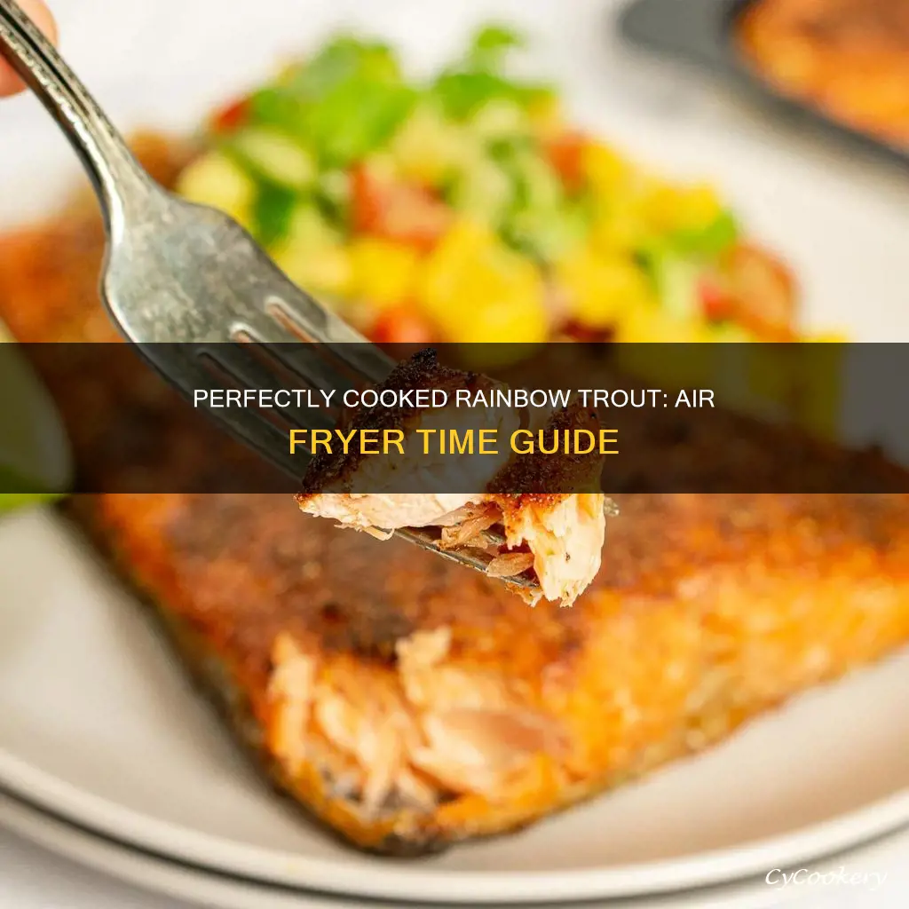 how long to cook rainbow trout in air fryer