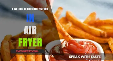 Crispy Rally's Fries: Air Fryer Cooking Time Guide