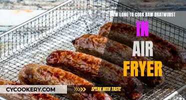 Perfectly Cooked Bratwurst: Air Fryer Time Guide