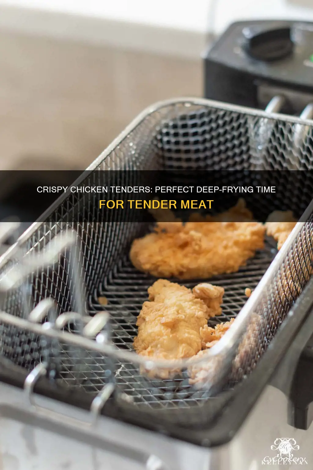 how long to cook raw chicken tenders in deep fryer