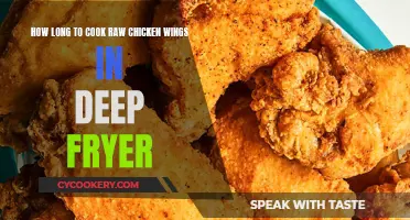 Crispy Chicken Wings: Perfect Cooking Time in a Deep Fryer