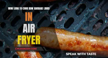 Air Fryer Sausage Links: Quick & Easy Cooking Times