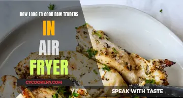 Air Fryer Cooking Time for Raw Chicken Tenders