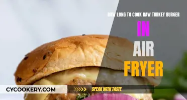 Air Fryer Turkey Burgers: Cooking Time Perfection