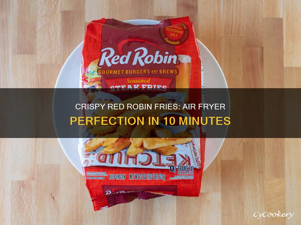 how long to cook red robin fries in air fryer