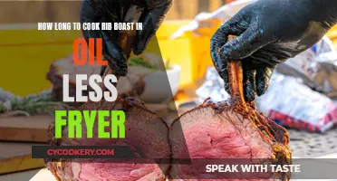 Perfectly Cooked Rib Roast: Oil-Free Fryer Time Guide