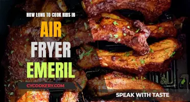 Air Fryer Emeril Ribs: Cooking Time Perfection