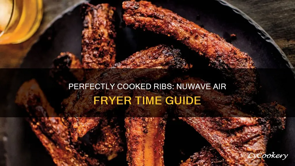 how long to cook ribs in nuwave air fryer