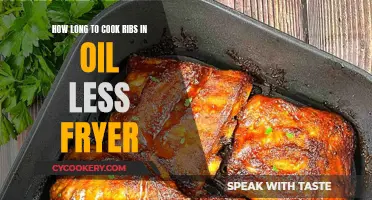 Oil-less Fryer Ribs: How Long to Cook Them?